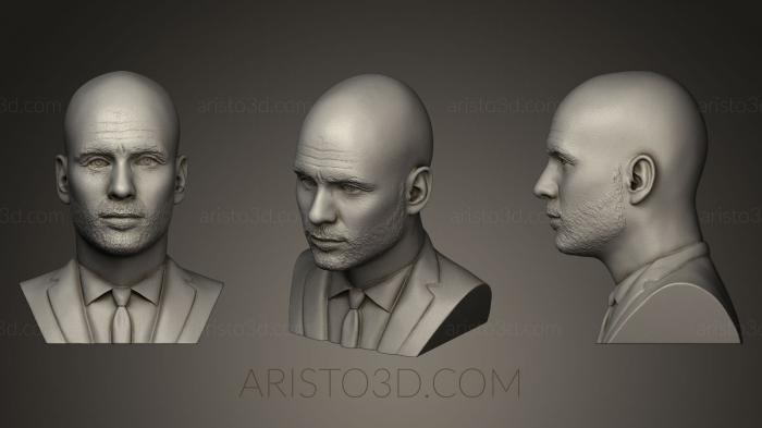 Busts and bas-reliefs of famous people (BUSTC_0487) 3D model for CNC machine